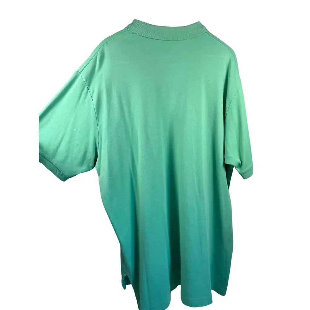Polo Ralph Lauren Men’s Short Sleeve Polo‎ Shirt Green Size 2XL XXL 100% Cotton